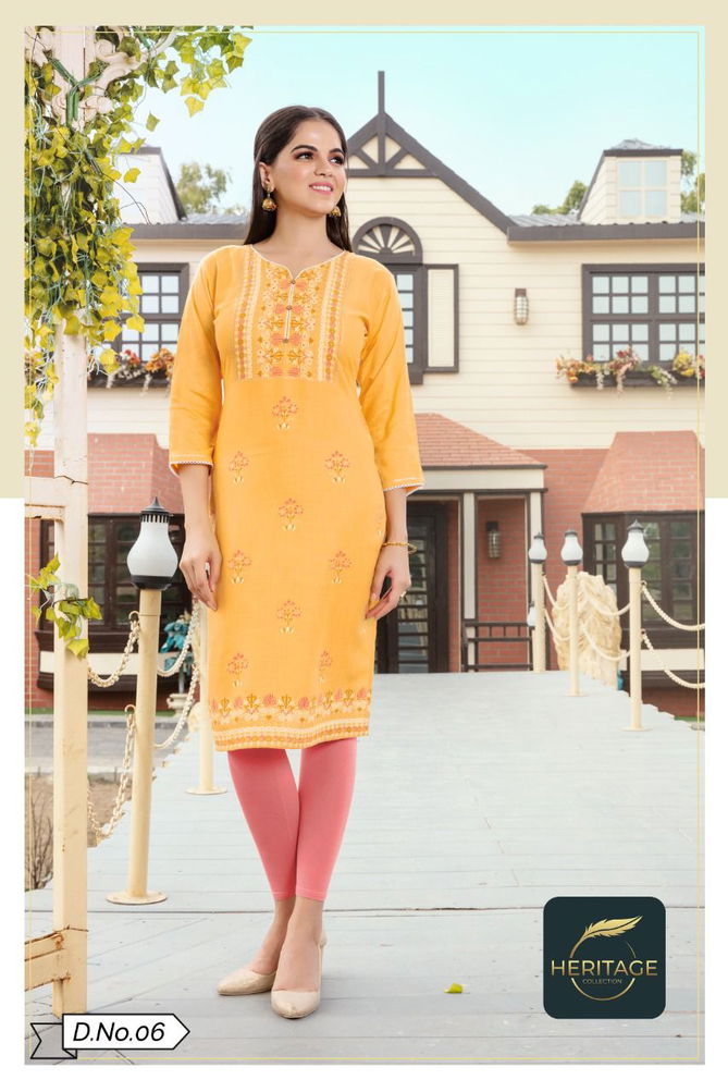 KIMAYA 2 Latest Designer Fancy Ethnic Wear Rayon Kurti Collection